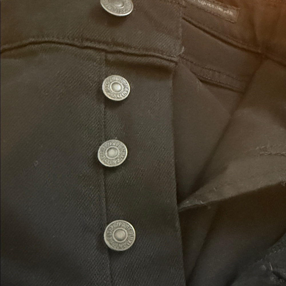 Citizens Of Humanity Black Ankle Jeans Raw Hem 5 Pockets - Picture 7 of 7